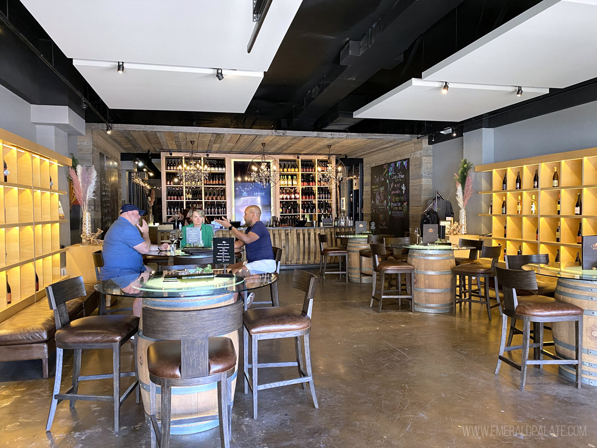 Aridus Winery, an Arizona tasting room