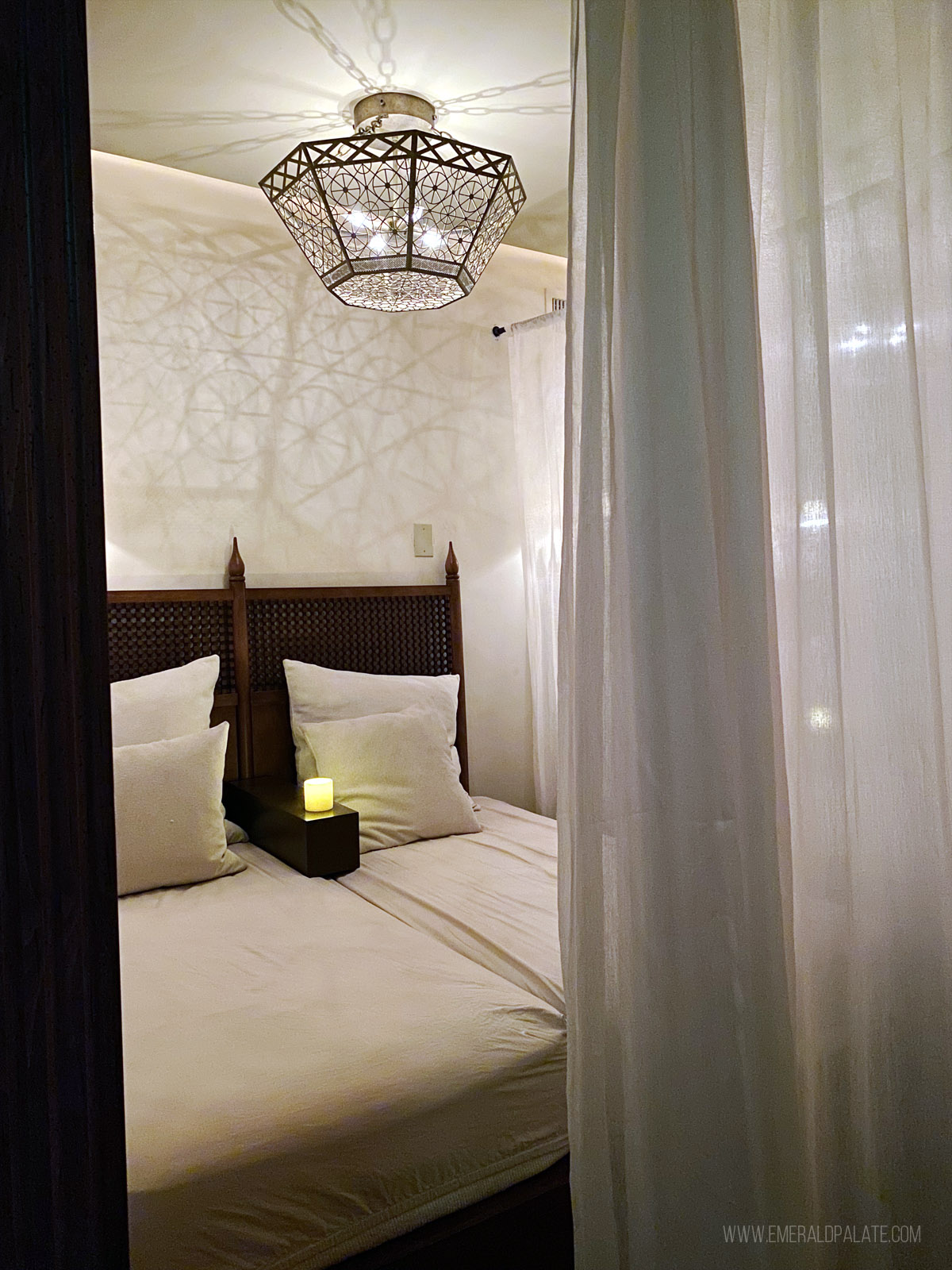 meditation room beds at the Omni Resort in Scottsdale