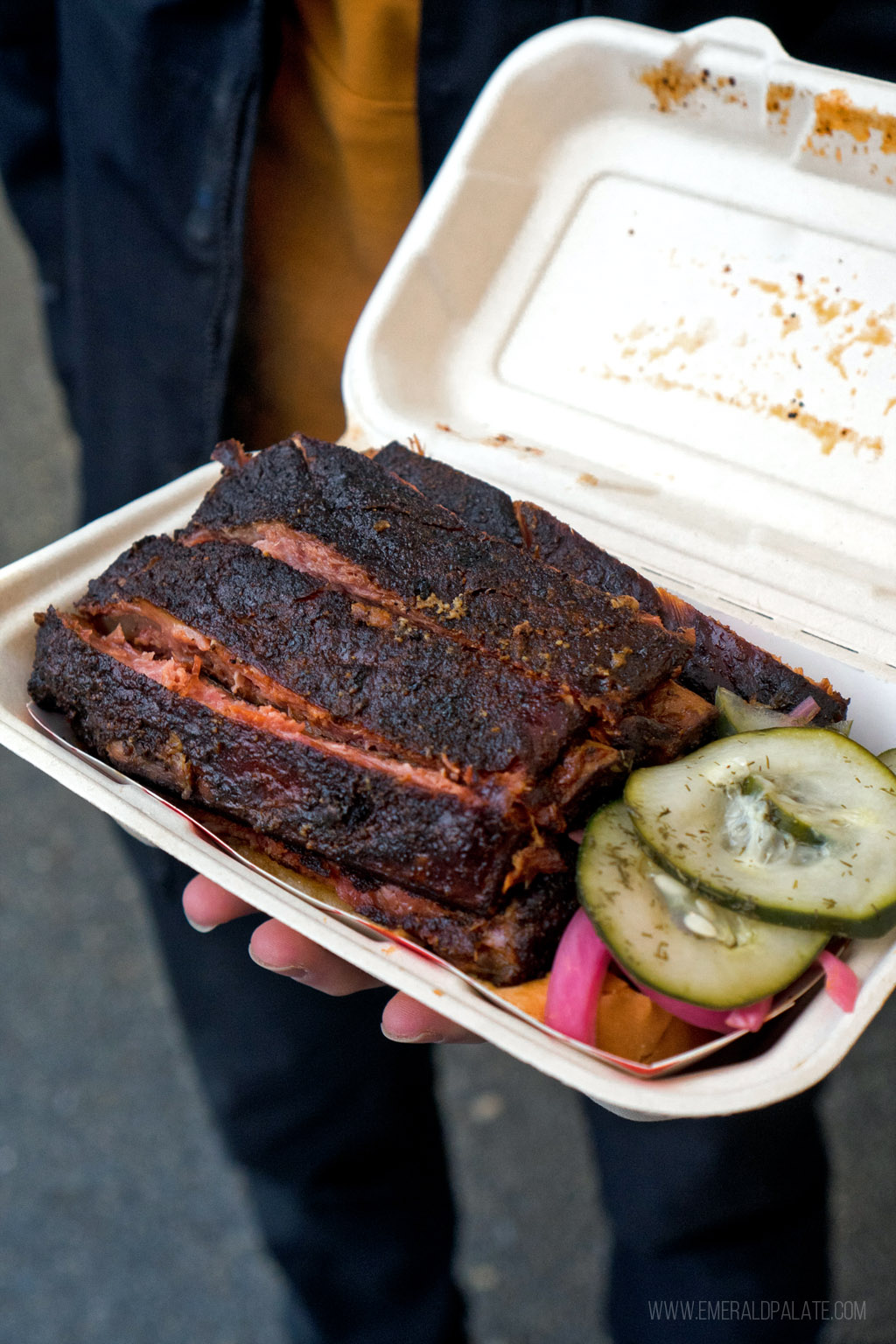 pork ribs from one of Seattle's best BBQ spots