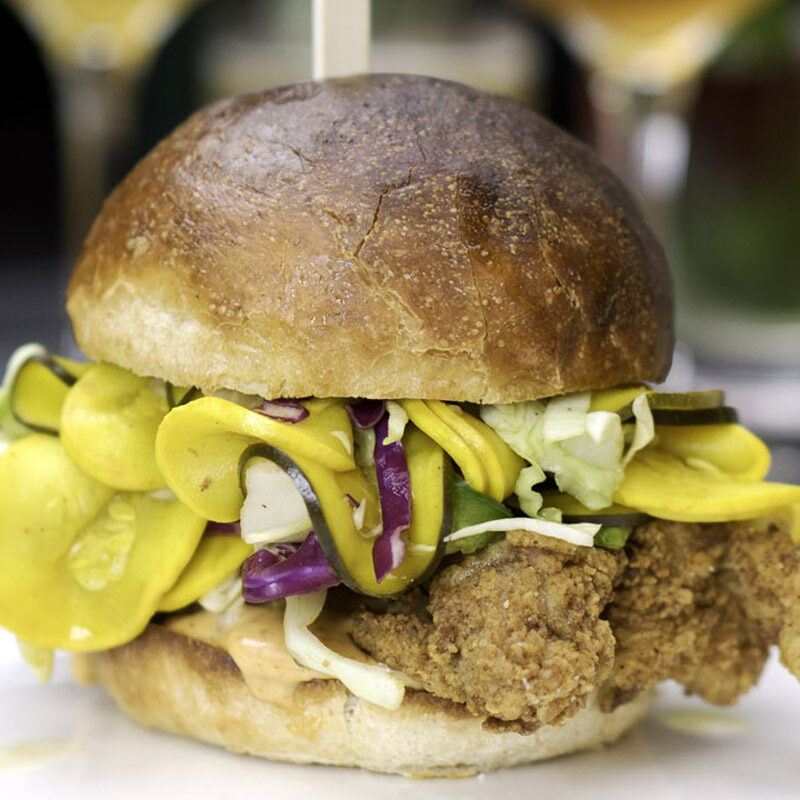 close up of the best fried chicken in Seattle