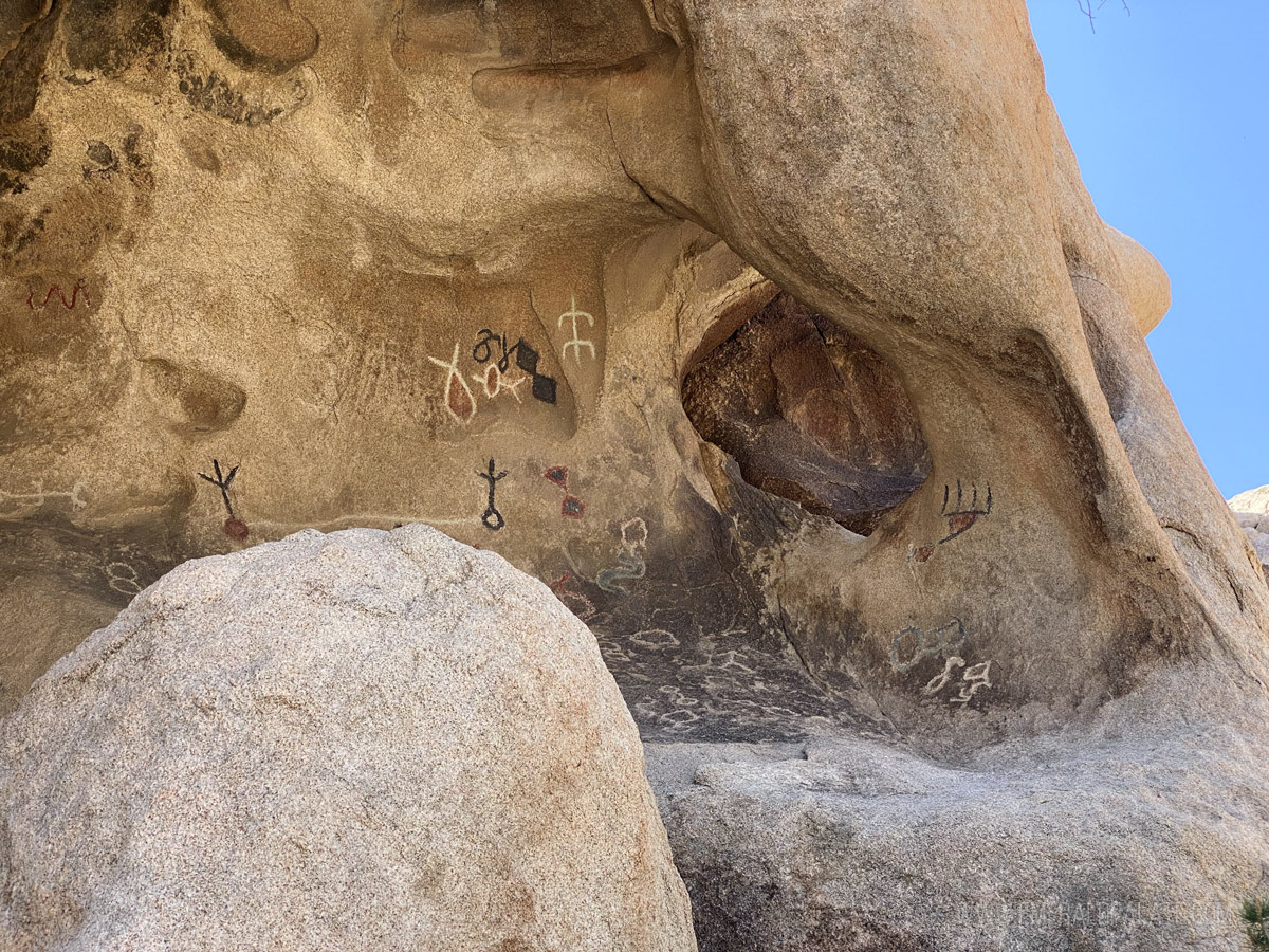 Petroglyphs on rocks