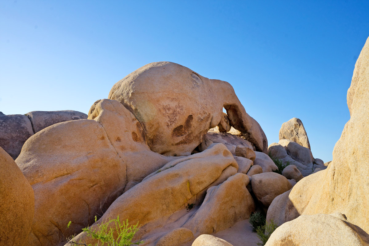 Arch Rock, a must see on your day trip to Joshua Tree