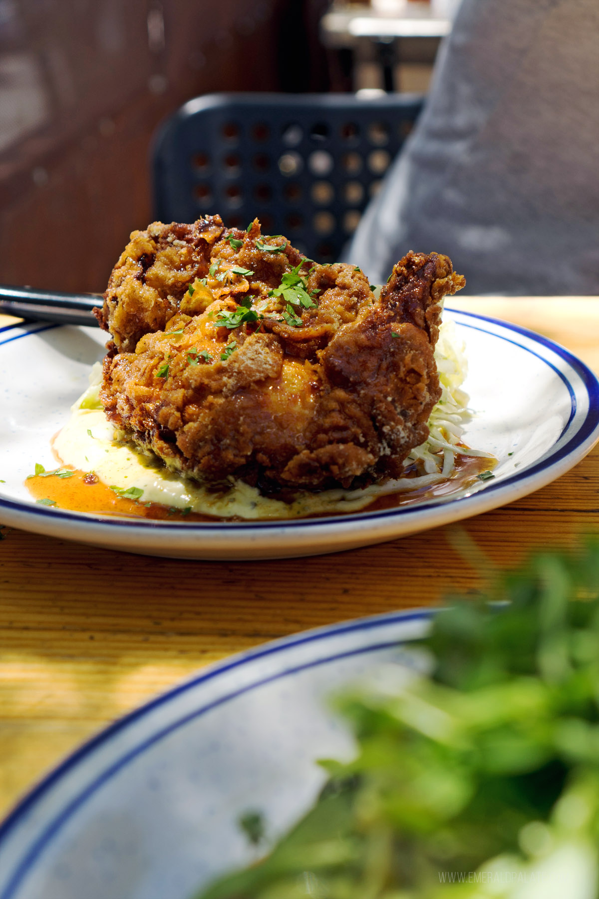 fried chicken from a Joshua Tree restaurant