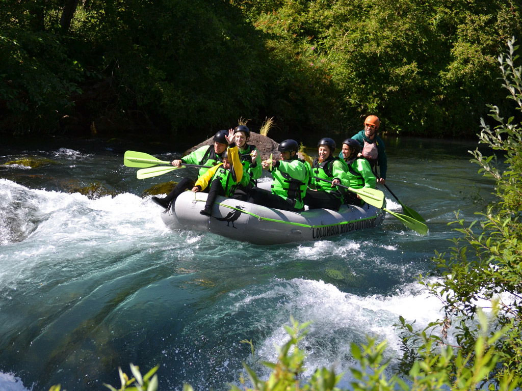travel planning client white water rafting