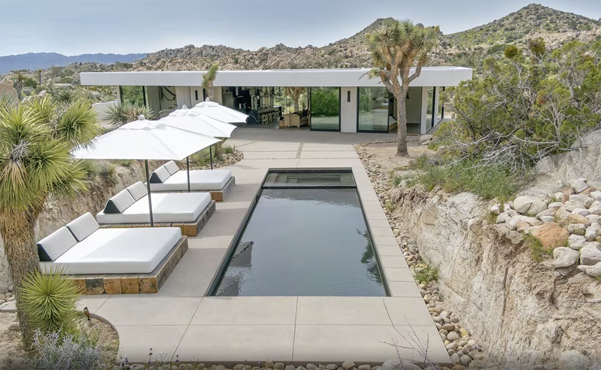 pool at a swanky VRBO