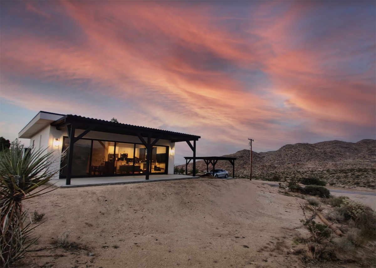 ranch at sunset in Joshua Tree, a must-visit San Diego road trips