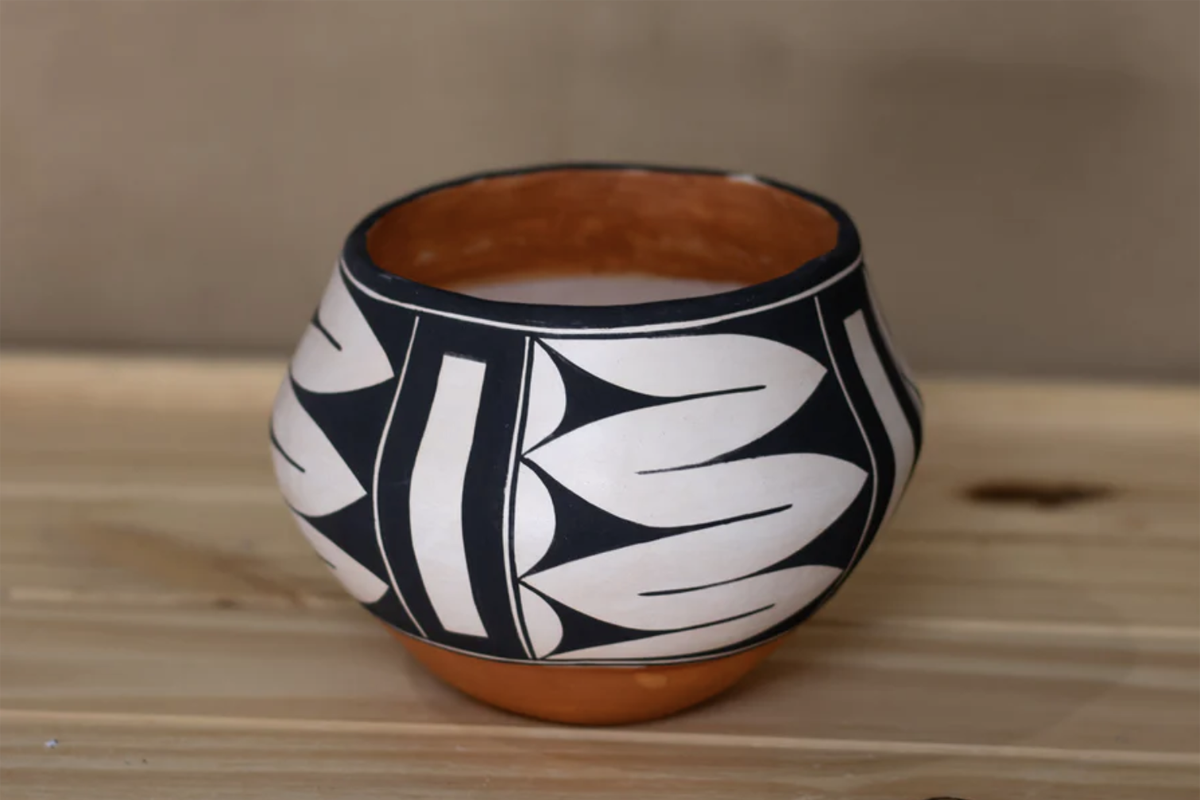 Native made ceramic bowl