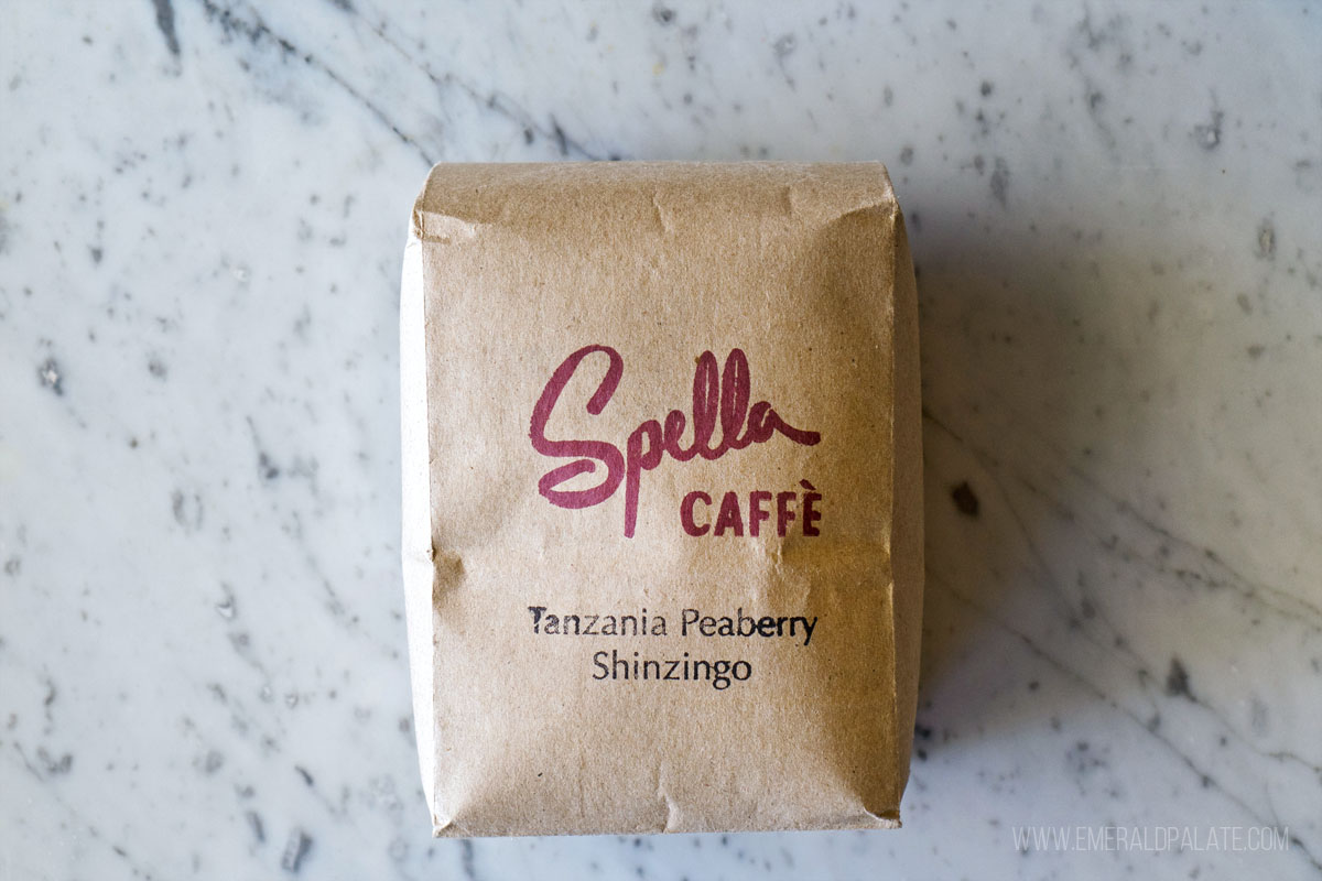 bag of Spella Caffe coffee
