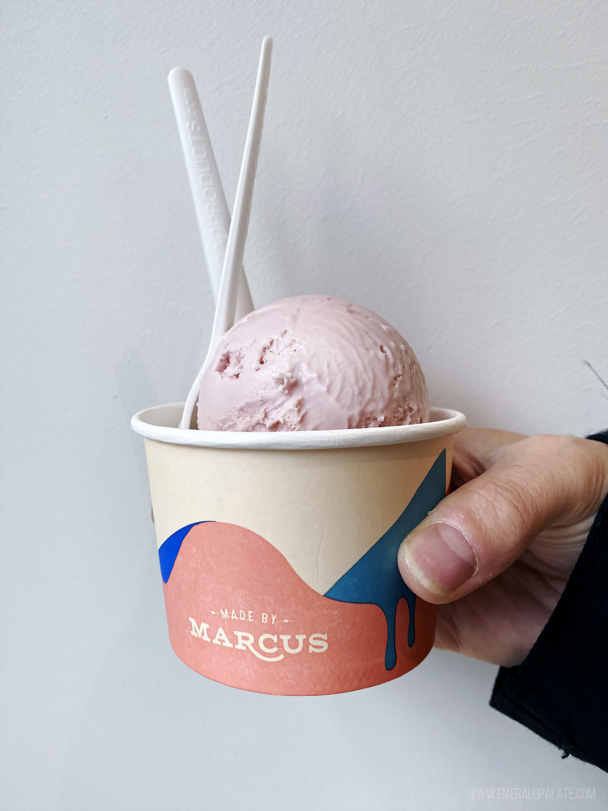 person holding a cup of ice, a must try during your Calgary weekend