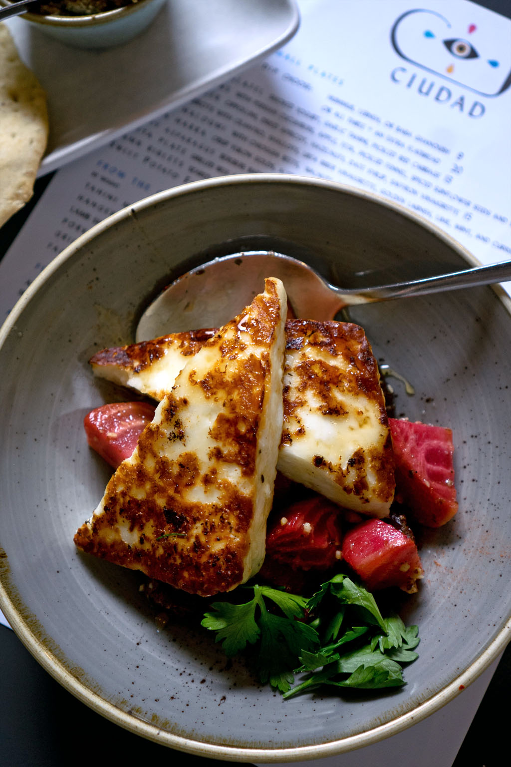 halloumi from one of the best places to eat dinner in Seattle