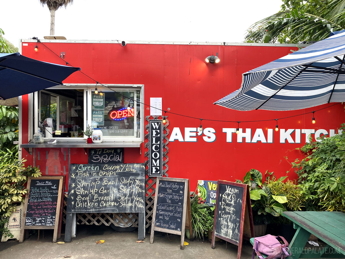 Thai food truck on the Road to Hana