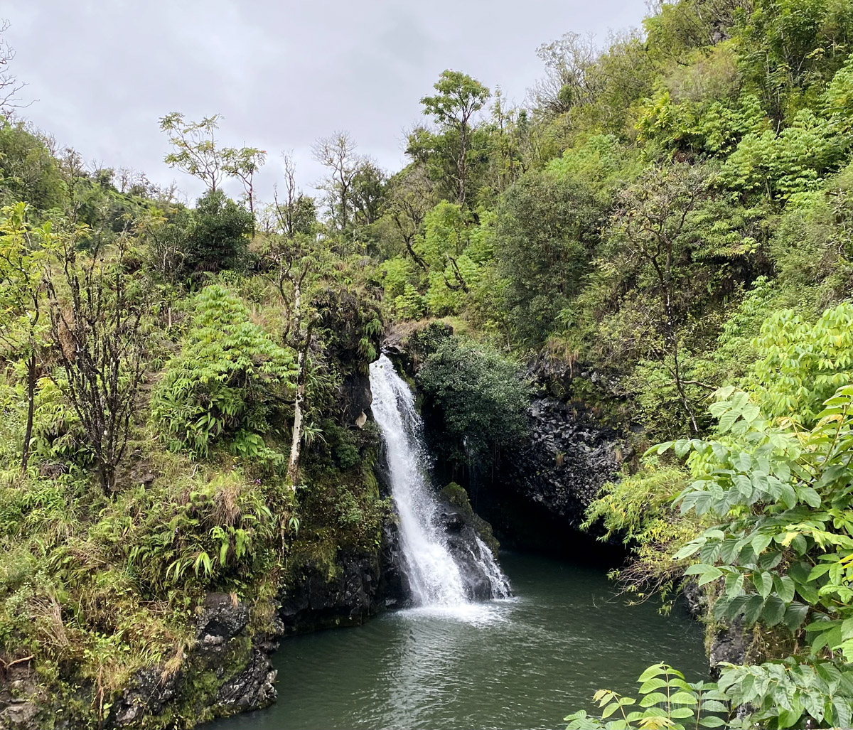 waterfall on the Road to Hana