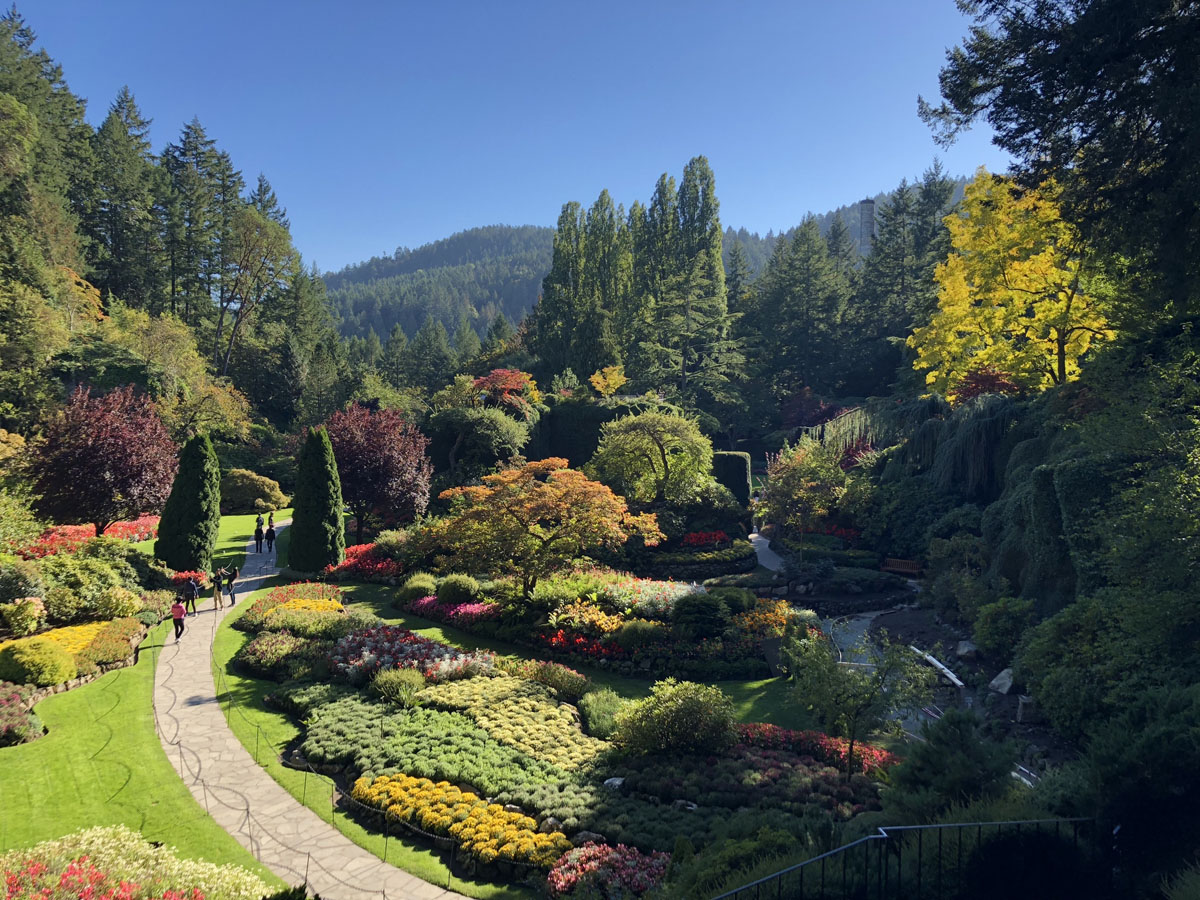 Butchart Gardens, one of the most unique things to do in Victoria BC