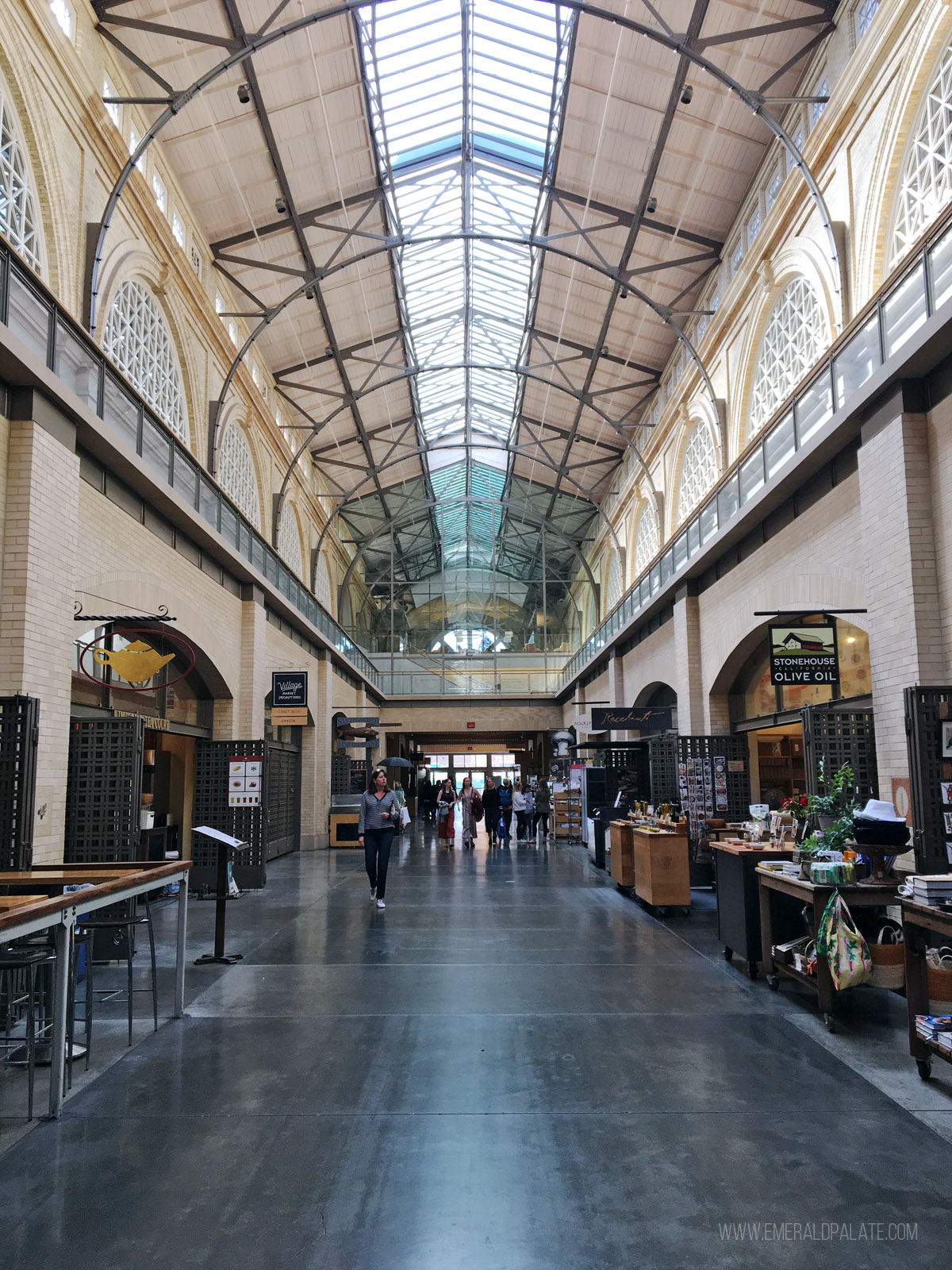 inside the fisherman's wharf in San Francisco