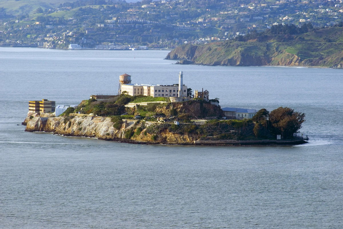 Alcatraz, a historic site that's a must visit on your San Francisco to San Diego road trip