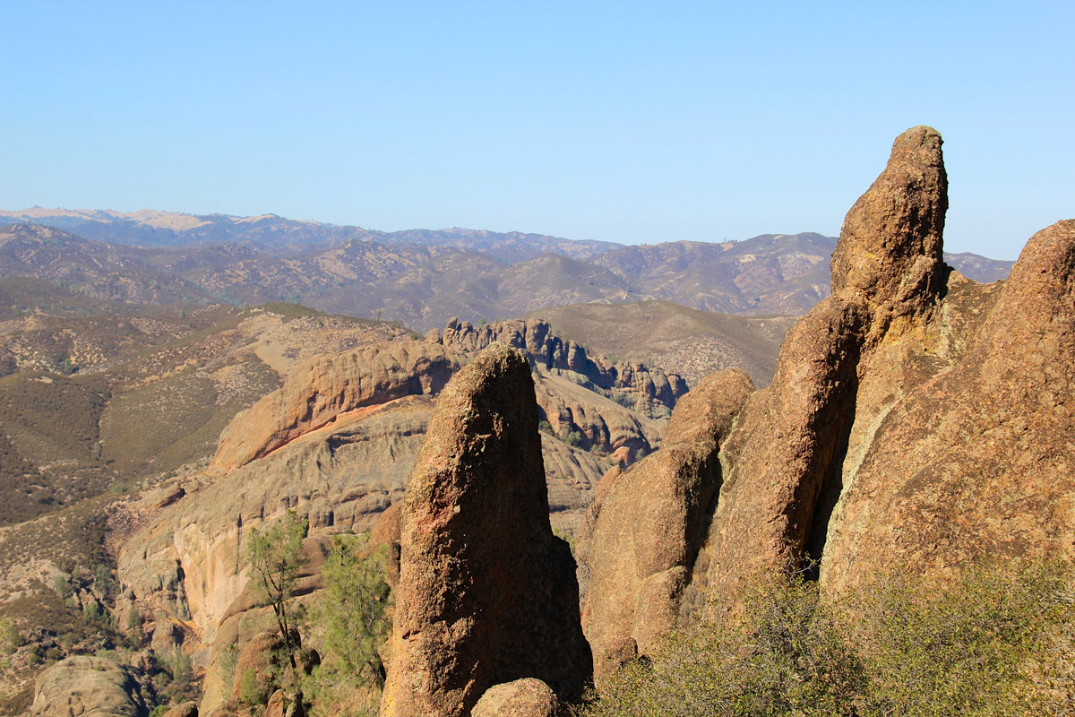 High Peaks Trail in Pinnacles National Park, a must do on your San Francisco to San Diego road trip