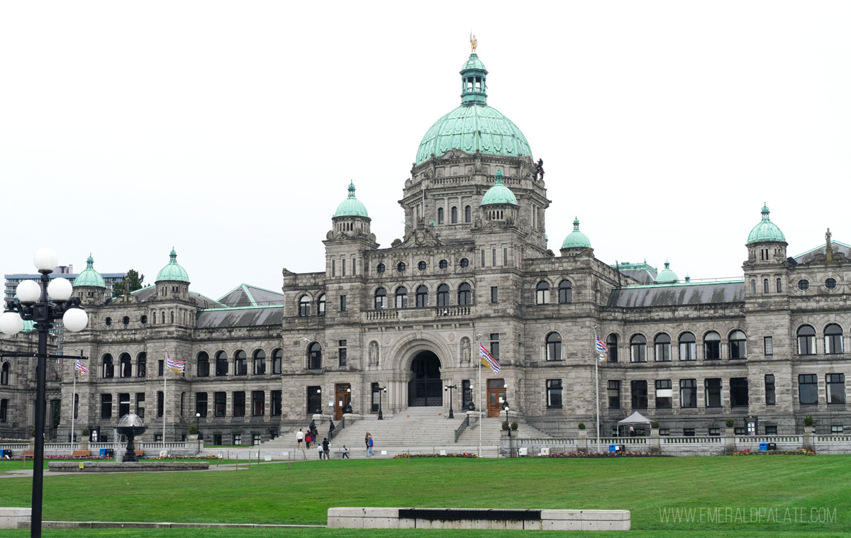 The Victoria, BC legislative building