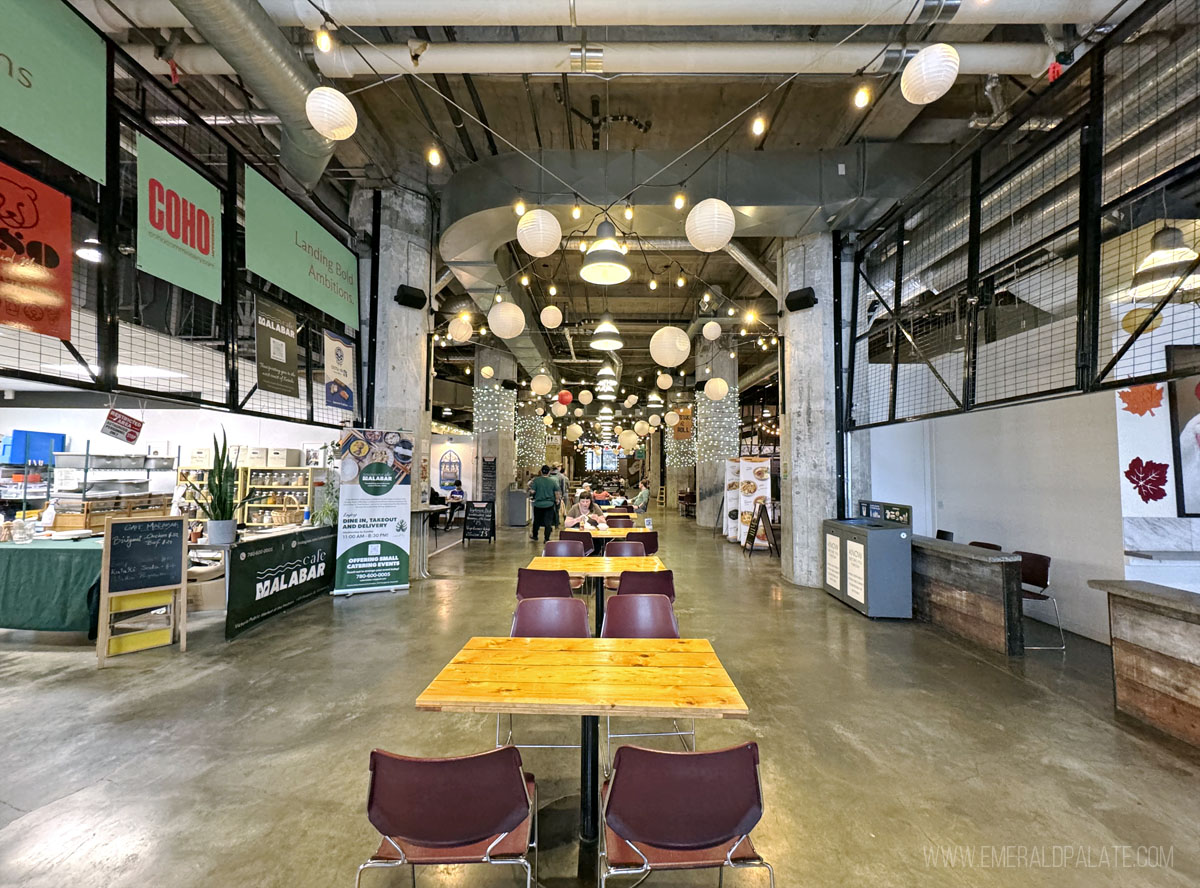 inside the Victoria Public Market