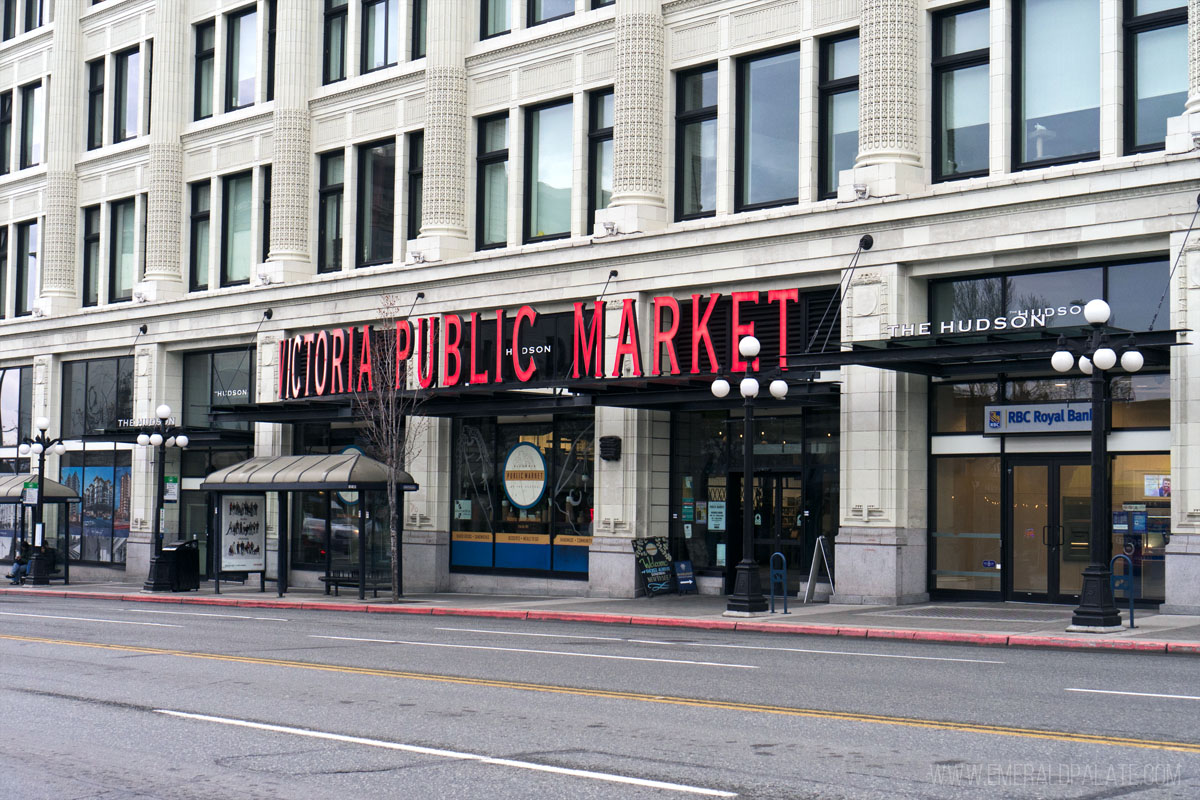 Victoria Public Market food hall, one of the most unique things to do in Victoria BC