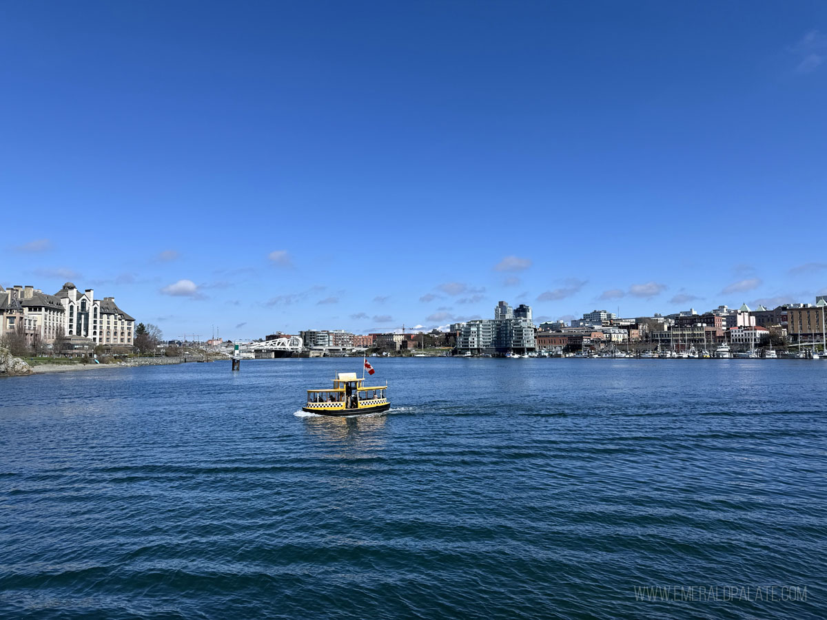 pickle boat on the water, one of the most unique things to do in Victoria BC