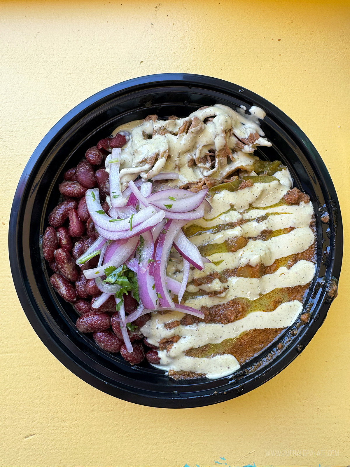 rice and bean bowl rice and bean bowl at one of the best hidden gem restaurants in Seattle