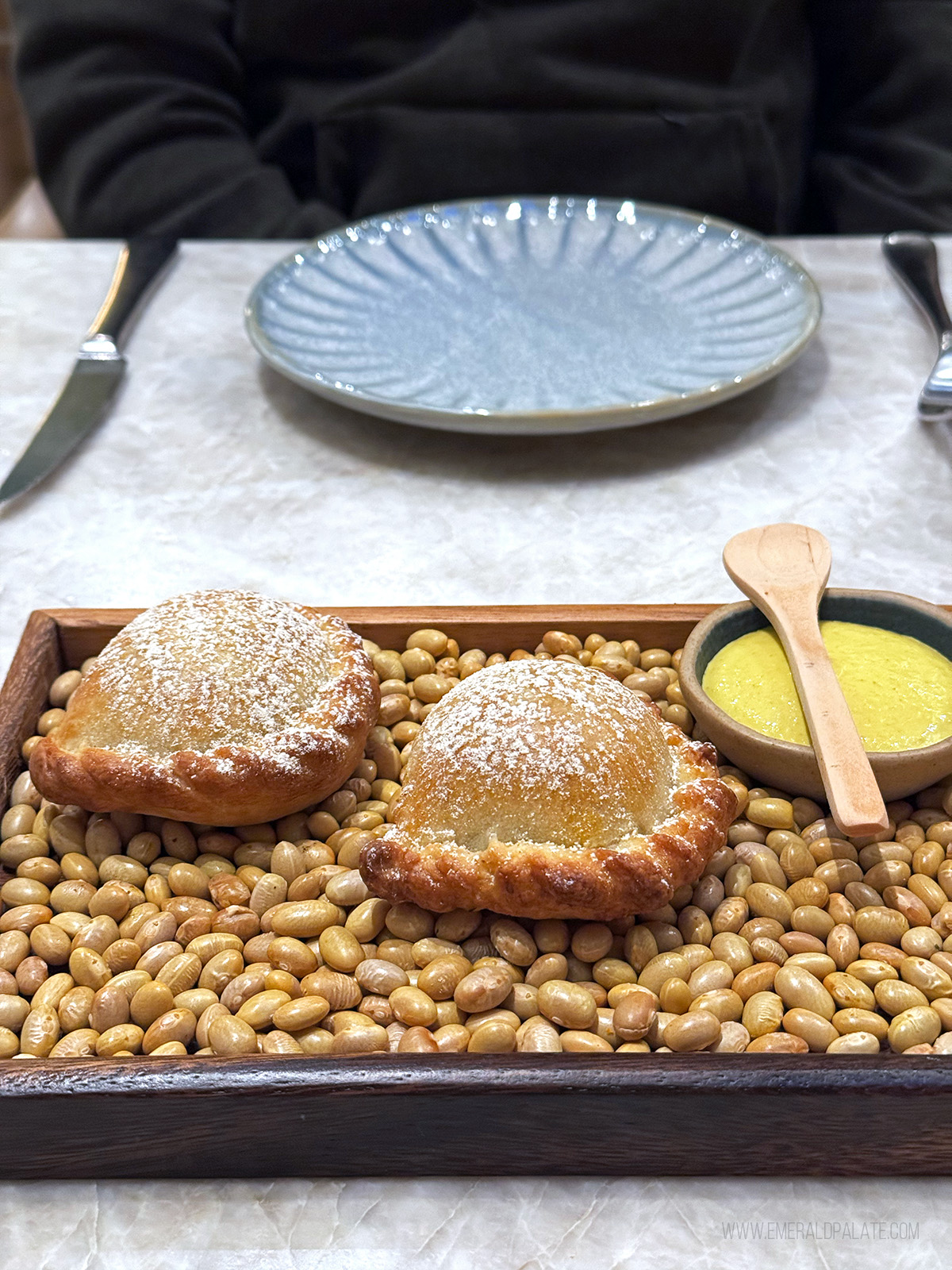 empanada from a hidden gem restaurant in Vancouver BC