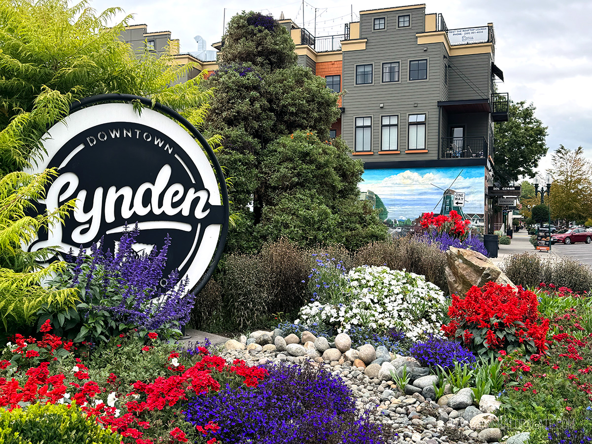 Lynden town sign