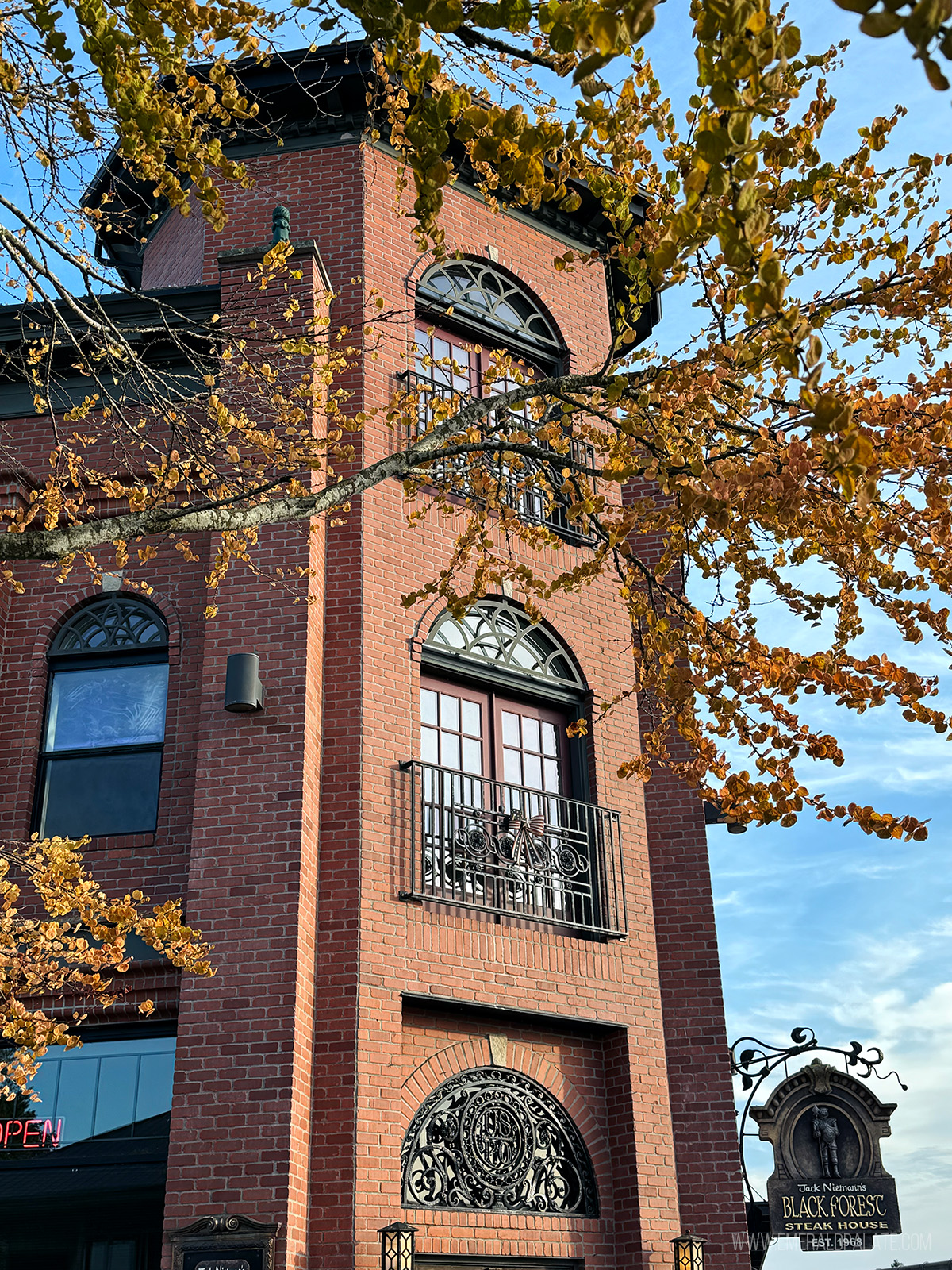 historic brick building in Blaine WA