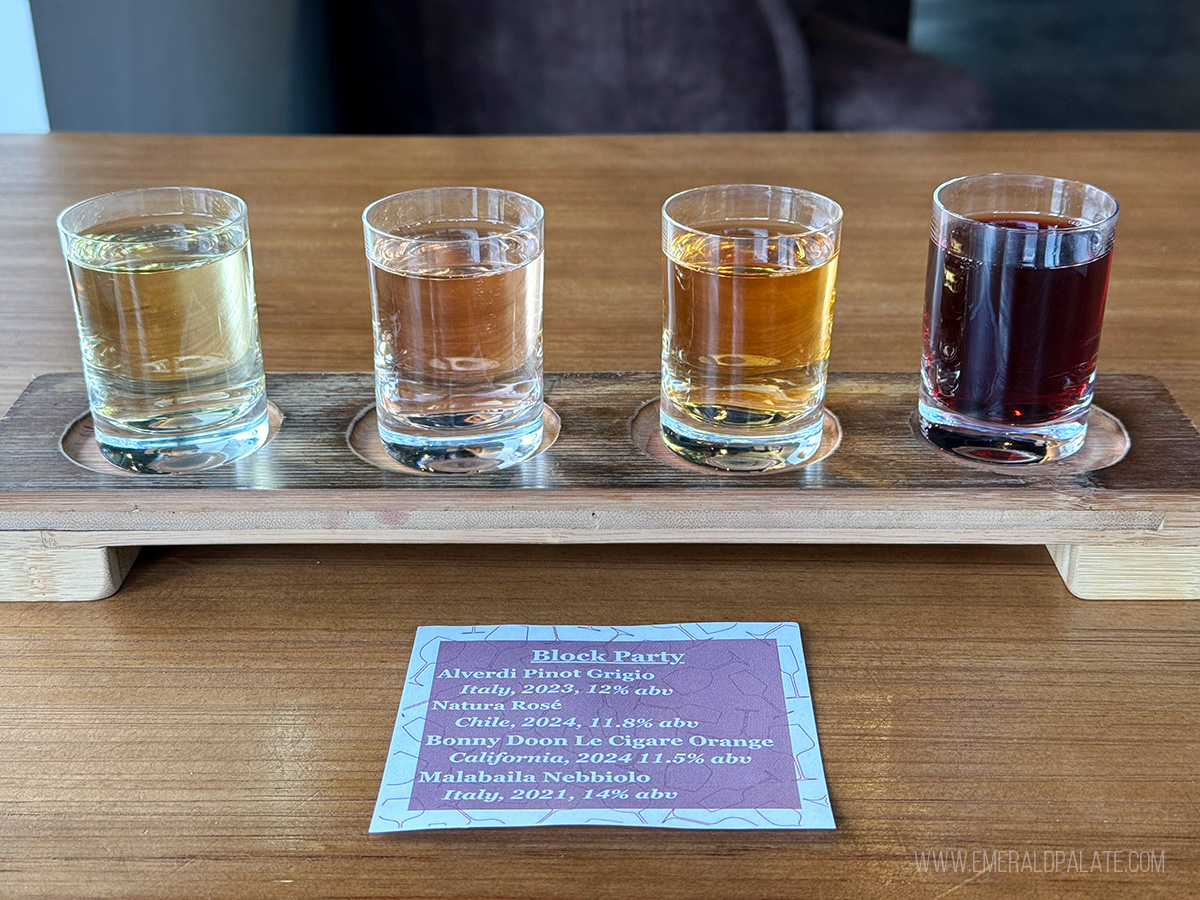 wine flight