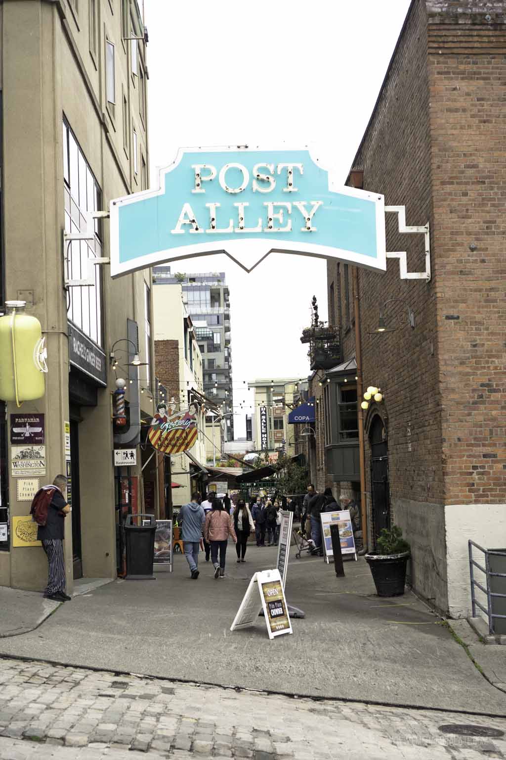 Post Alley in Pike Place Market