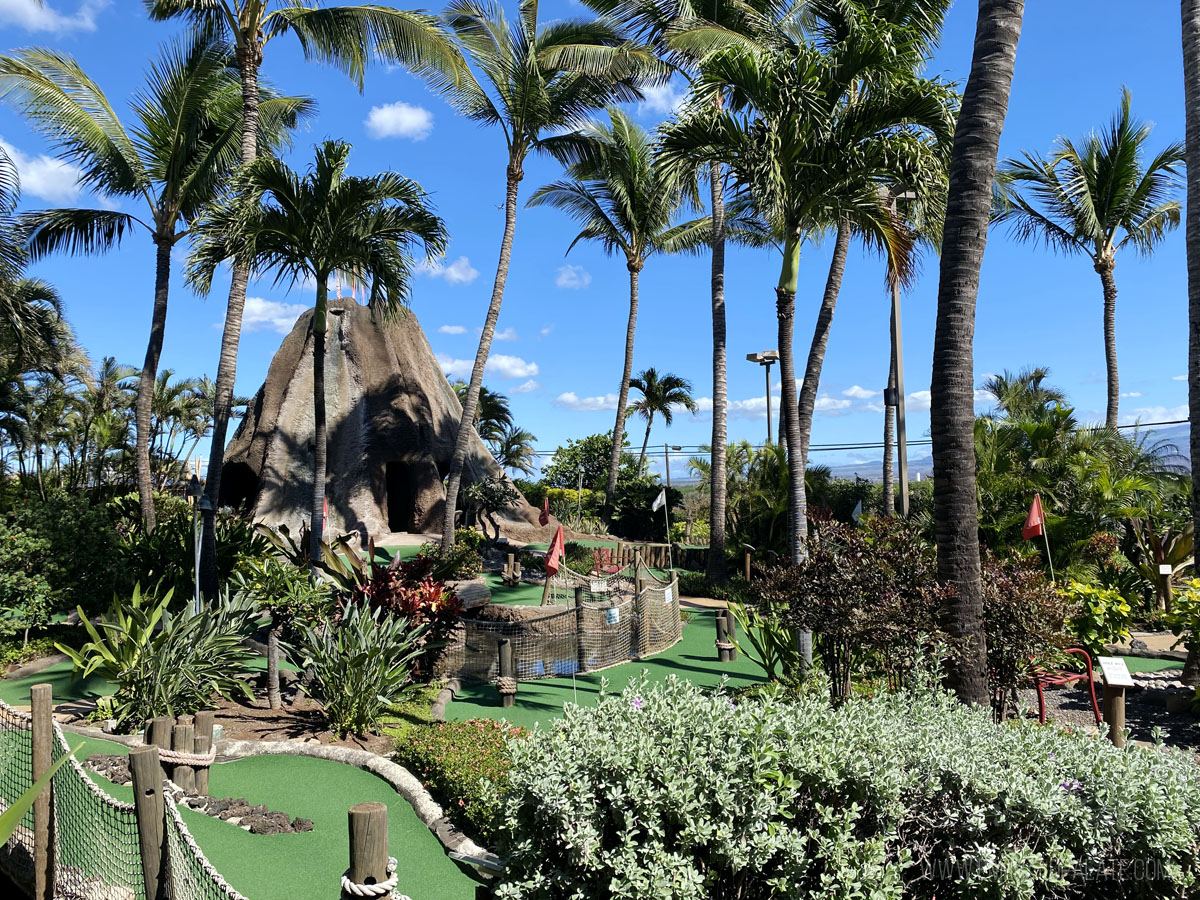 mini golf course in Maui