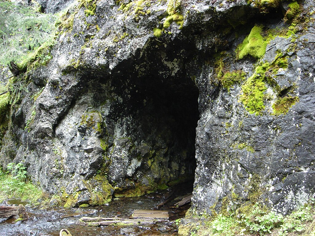 Abandoned mine on Tubal Cain Trail in Washington