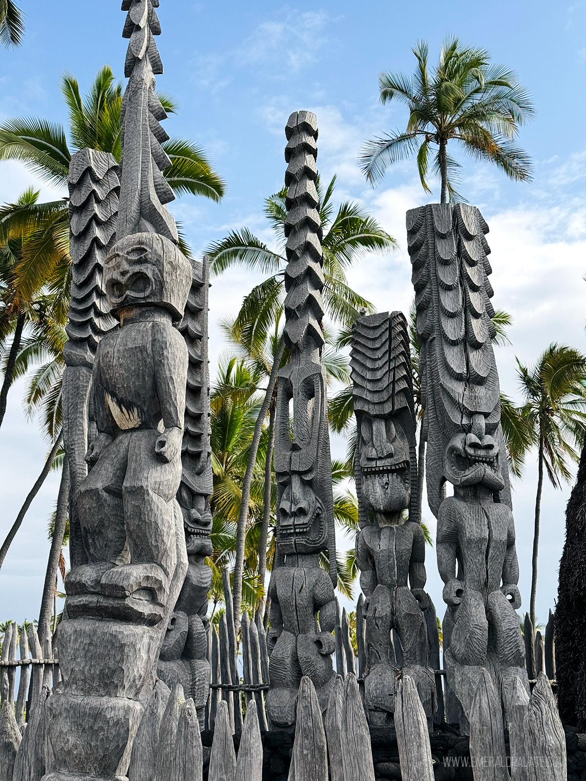 historic Hawaiian sculptures