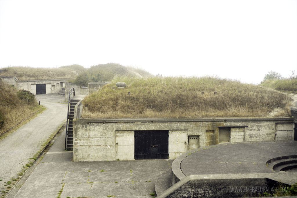 eerie military battery at Fort Casey on Whidbey Island