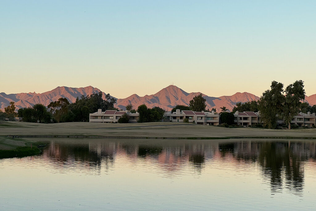 mountains in the distance at sunset, one of the best things to do in Scottsdale, Arizona