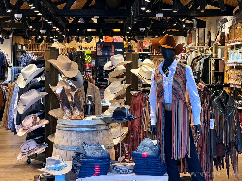 Mavericks of Scottsdale, a western clothing and lifestyle store with a custom hat bar