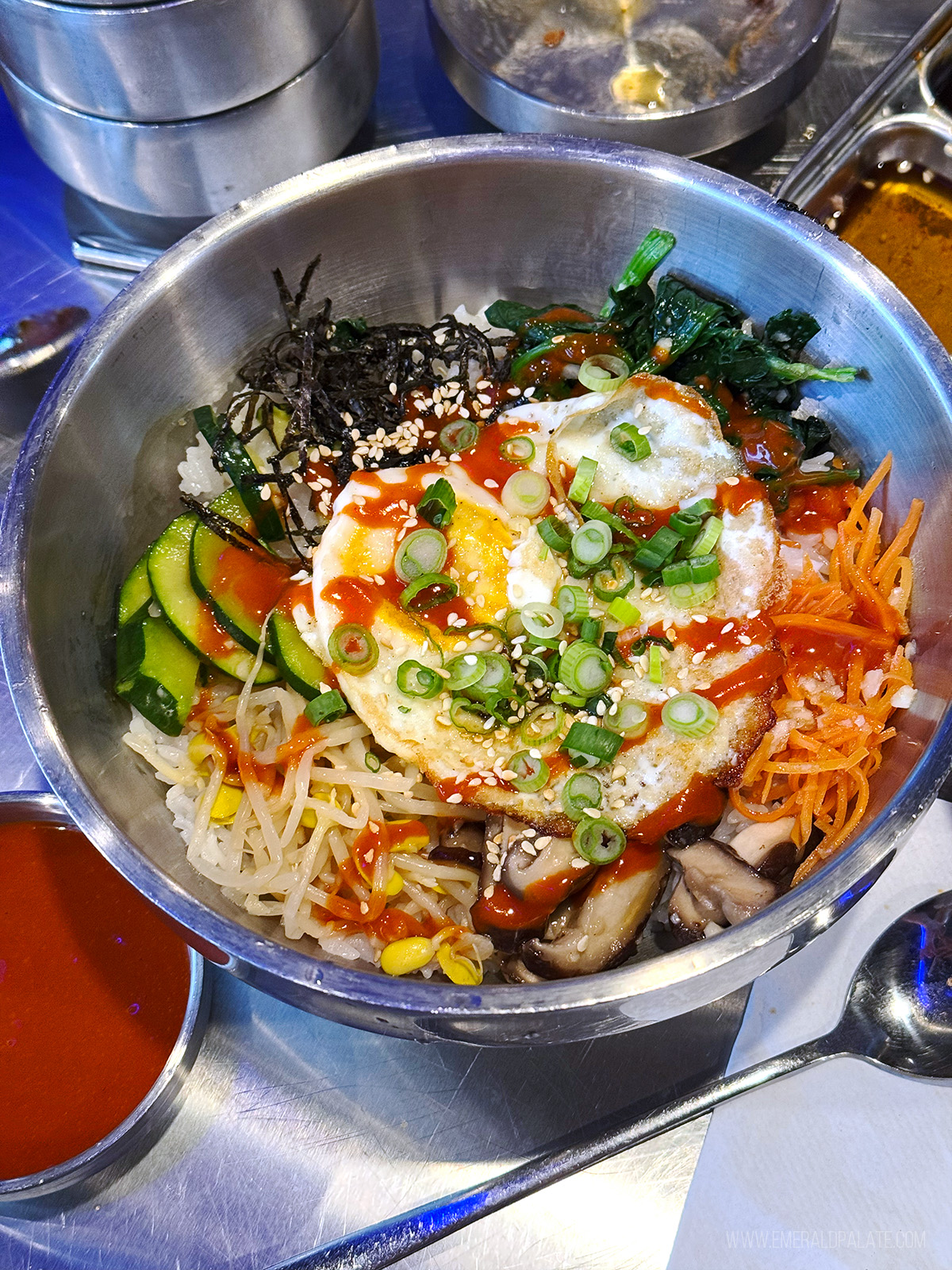 bibimbap from a Seattle Korean restaurant