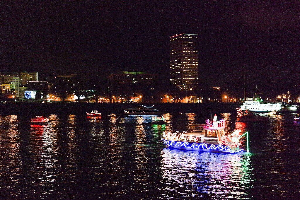 PDX Christmas Ship Parade, one of the best things to do in Portland during winter