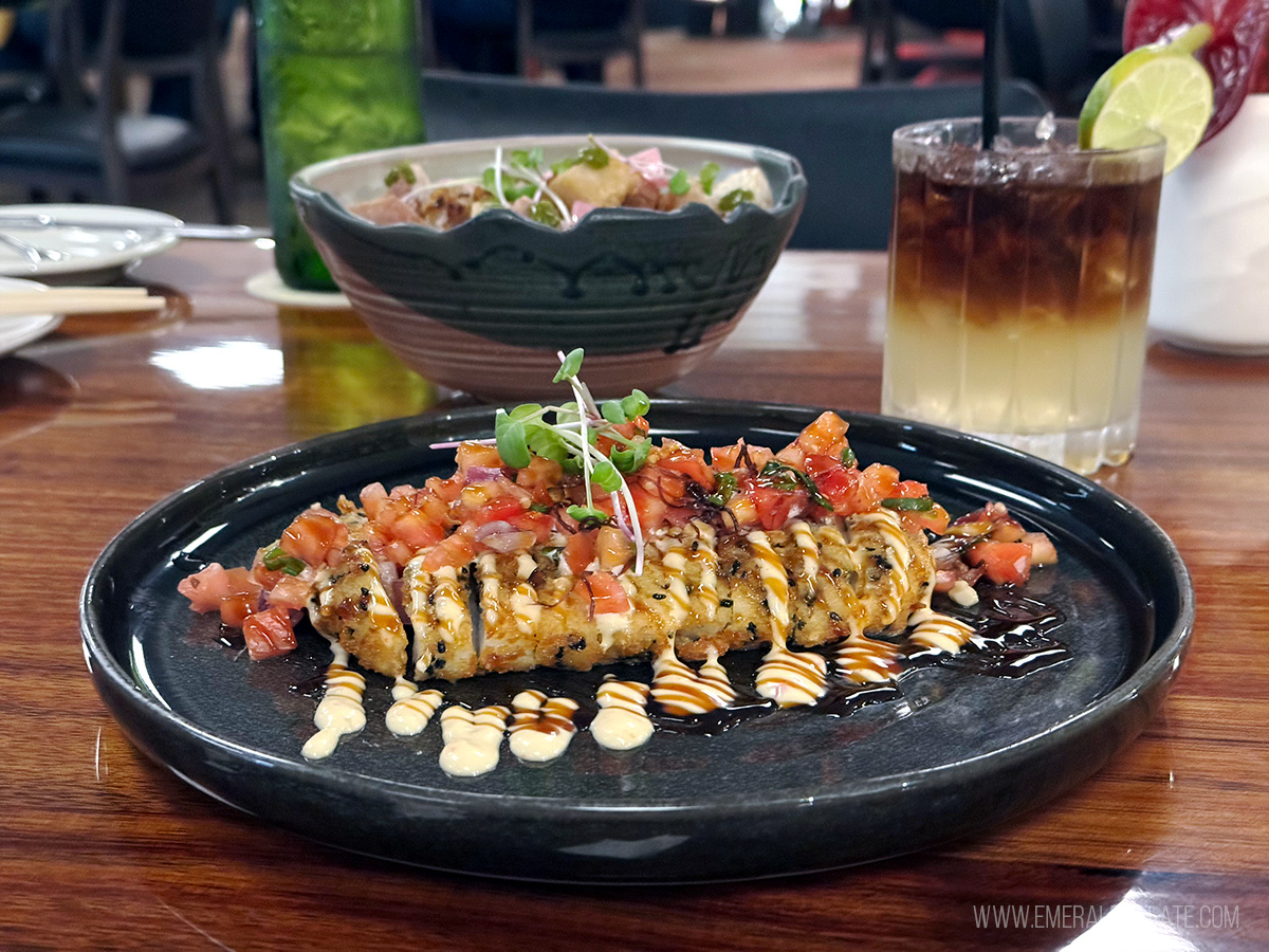 Hawaiian dish from a restaurant in Hilo