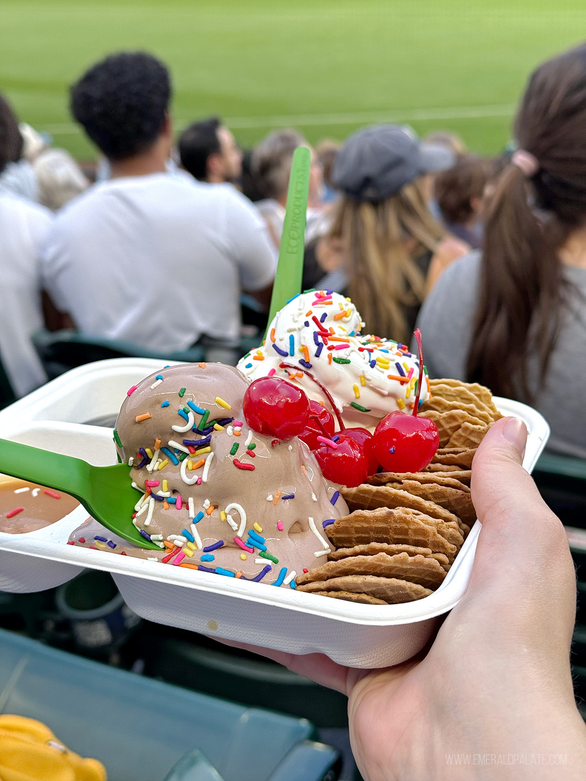 soft serve ice cream nachos soft serve ice cream nachos, some of the best food at T-Mobile Park