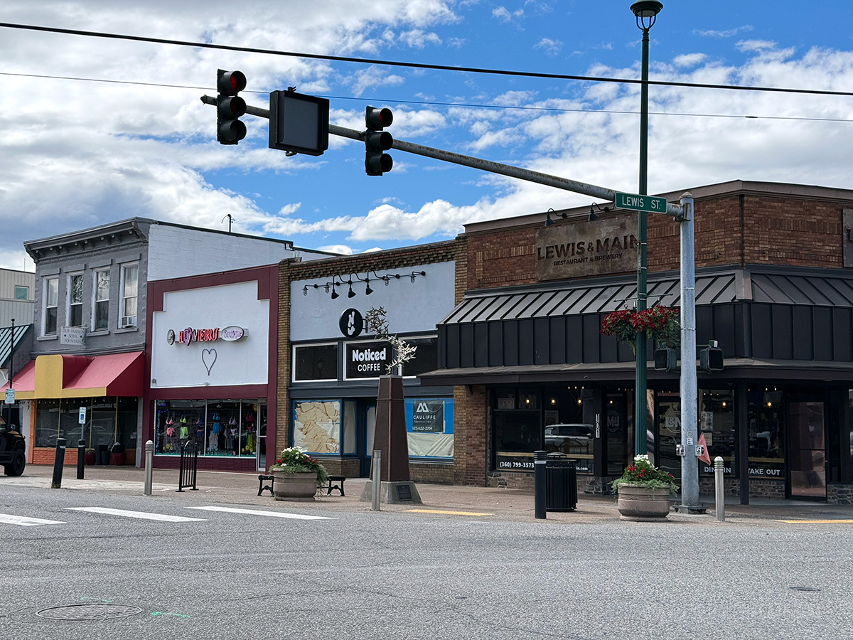 historic downtown Monroe, WA