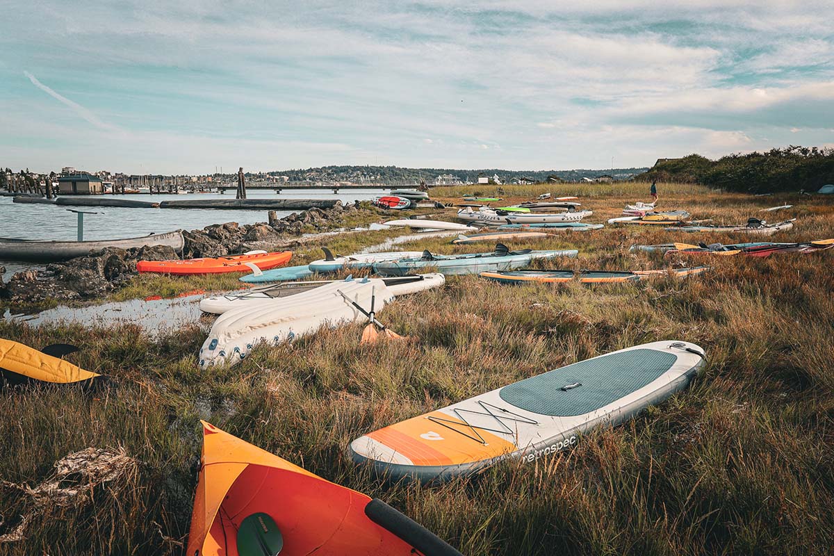 paddle boards, one of the best things to do in Snohomish