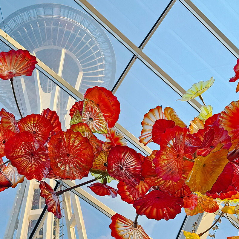 Must dos on a Seattle family vacation - Space Needle and Chihuly Glass Museum